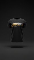 Gold Accent Matte Black T-Shirt