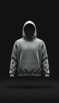 Minimalist Urban Silver Hoodie